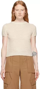 Белая футболка крючком Vince