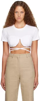 Белая футболка Le Chouchou Le Футболка Baci Jacquemus