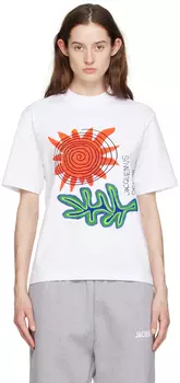 Белая футболка Le T-Shirt Soalheiro Jacquemus