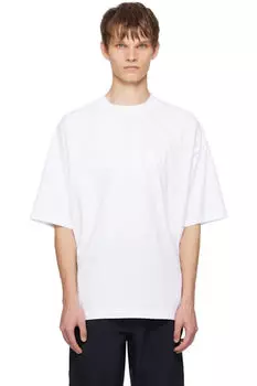 Белая футболка Les Classiques 'Le t-shirt Typo' JACQUEMUS