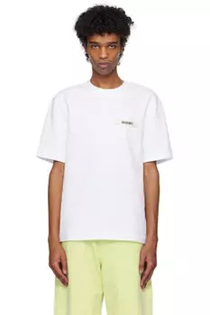 Белая футболка Les Classiques 'The Gros Grain' JACQUEMUS