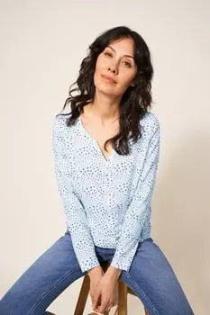 Белая футболка Нелли White Stuff, белый