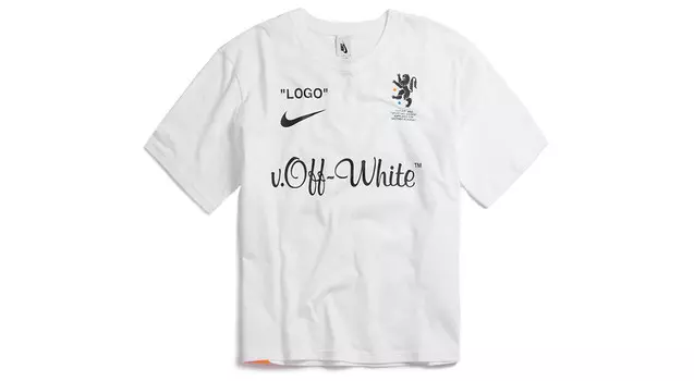 Белая футболка Nike x OFF-WHITE Mercurial NRG X