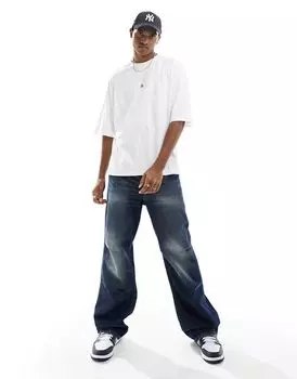 Белая футболка оверсайз ADPT