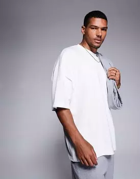 Белая футболка оверсайз ASOS DESIGN Essential Extreme