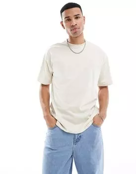 Белая футболка оверсайз New Look