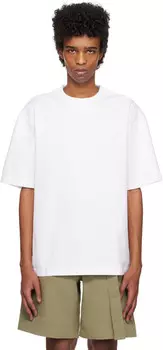 Белая футболка оверсайз Rhe