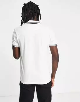 Белая футболка-поло Boss Athleisure Paul Curved