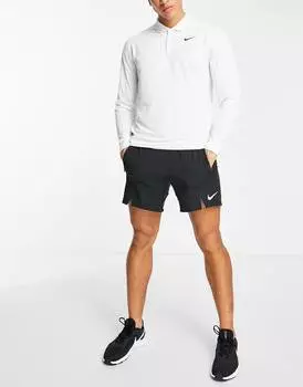 Белая футболка-поло с длинным рукавом Nike Golf Victory Dri-FIT