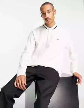 Белая футболка-поло с длинными рукавами Dickies Tallasee