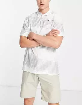 Белая футболка-поло с принтом Nike Golf Tiger Woods Dri-FIT ADV
