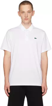 Белая футболка-поло стандартного кроя Lacoste