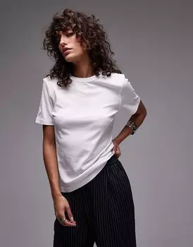 Белая футболка премиум-класса Mango