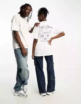 Белая футболка Puma Classics Cafe