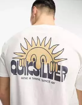 Белая футболка Quiksilver Rise and Shine