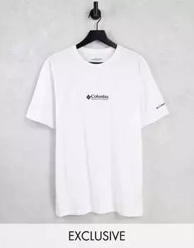 Белая футболка с базовым логотипом на груди Columbia CSC эксклюзивно для ASOS
