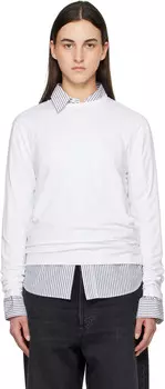 Белая футболка с длинным рукавом Acne Studios