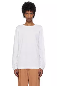 Белая футболка с длинным рукавом Dries Van Noten