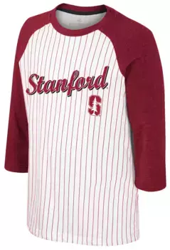 Белая футболка с длинными рукавами реглан Colosseum Youth Stanford Cardinal