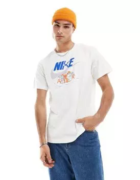 Белая футболка с графическим рисунком Nike Air