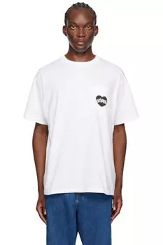 Белая футболка с карманом Amour Carhartt Work In Progress