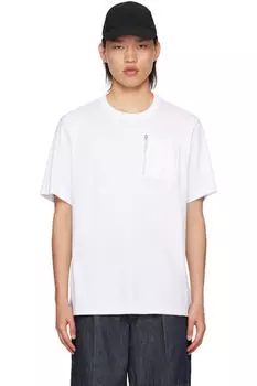 Белая футболка с карманом Utility Helmut Lang