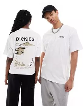 Белая футболка с короткими рукавами и принтом на спине Dickies Eagle Point эксклюзивно для ASOS