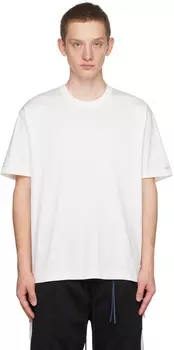 Белая футболка с кристаллами MASTERMIND WORLD