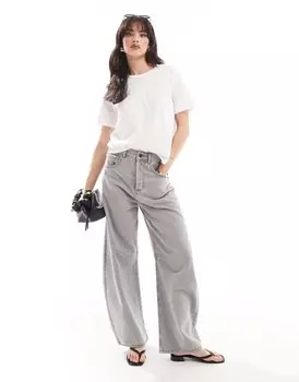 Белая футболка с круглым вырезом Only