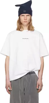 Белая футболка с логотипом Acne Studios