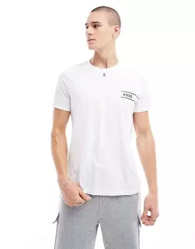 Белая футболка с логотипом Boss Bodywear