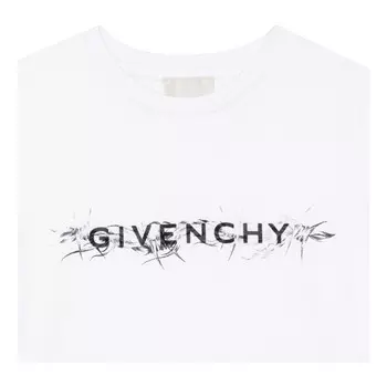 Белая футболка с логотипом Givenchy, белый