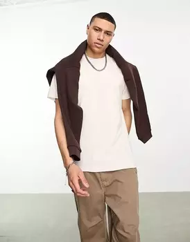 Белая футболка с маленьким логотипом adidas Originals Trefoil Essentials, белый