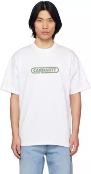 Белая футболка с надписью Fuse Carhartt Work In Progress