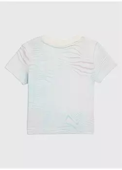 Белая футболка с принтом для мальчиков ФУТБОЛКА MAXI INST.LOGO RLXD SS Calvin Klein, белый