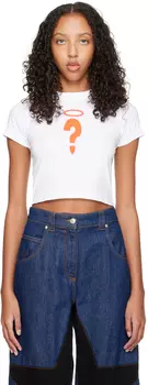 Белая футболка с принтом Mondo Mondo