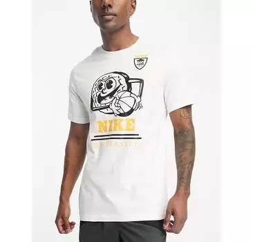 Белая футболка с принтом Nike Basketball University
