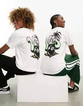 Белая футболка с принтом в виде пальмы Vans Paradise