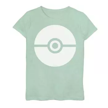 Белая футболка с рисунком Pokmon Pokeball для девочек 7–16 лет Licensed Character