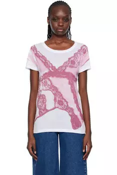 Белая футболка с рисунком VAILLANT