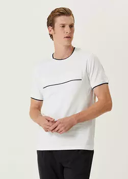 Белая футболка с тисненым принтом Beymen