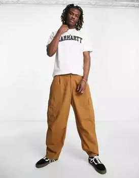 Белая футболка с университетской отделкой Carhartt WIP