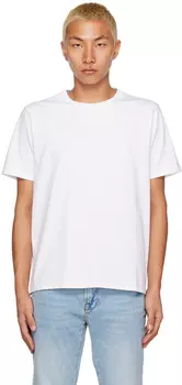 Белая футболка с вышивкой FRAME