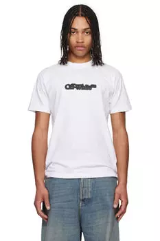 Белая футболка Spray Arrow Off-White