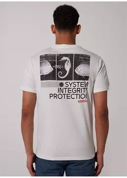 Белая футболка стандартного кроя с круглым вырезом Riders By Lee