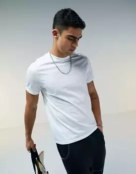 Белая футболка свободного кроя ASOS