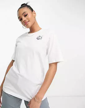 Белая футболка свободного кроя с логотипом The North Face Fine