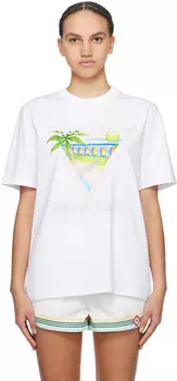 Белая футболка Tennis Club Icon Casablanca