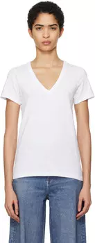 Белая футболка «The lub Vee» rag & bone