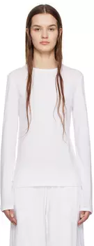 Белая футболка The Row Cinalla